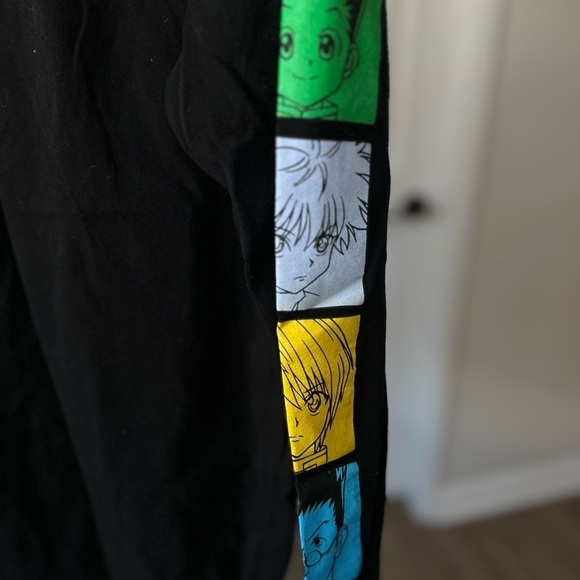 Hunter X Hunter Characters Long Sleeve Crew Neck Hypland - Picture 3 of 3